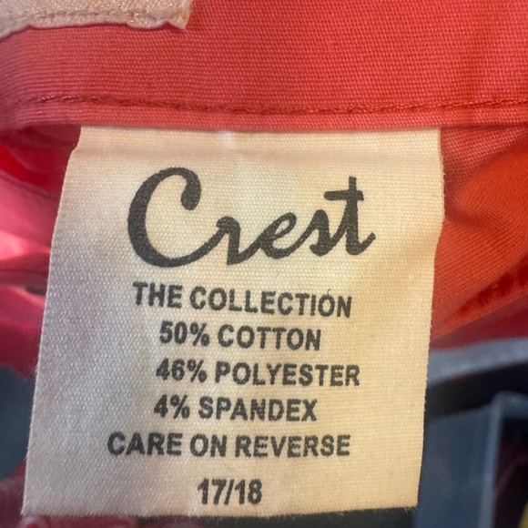 Crest Coral Pink Capris with Embroidered Mandala - Picture 7 of 7